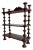 Early 20th C Folk Art 3-Tier Spool Shelf With Painted Finish For Sale