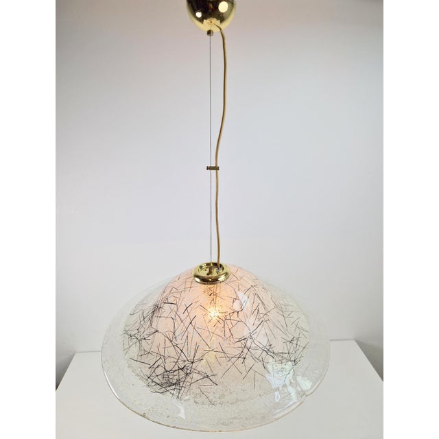 Black Vintage Murano Glass Pendant Lights from Kaiser-Leuchten, 1960s For Sale - Image 8 of 18