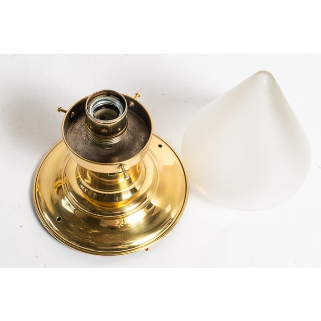 Ceiling Lamps with Glass Shades, Vienna, 1920s, Set of 2 For Sale - Image 13 of 16