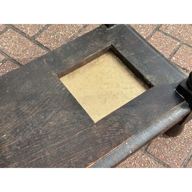 Victorian Oak Hall Stand with Mirror For Sale - Image 15 of 18