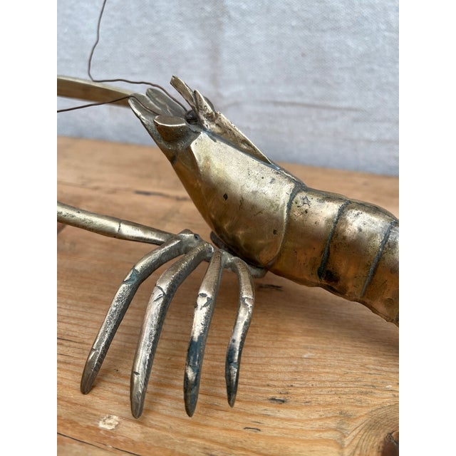 Brass Lobster Figurine For Sale - Image 13 of 14