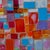 Structure 213 - Oil and Acrylic on Wood Panel by Kymm Swank For Sale