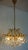 Vintage Brass and Lead Crystal Ball Chandelier from Schröder, 1970s For Sale - Image 14 of 15