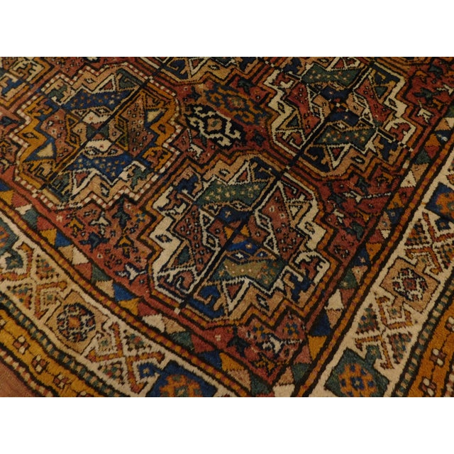 Antique Persian Tribal Rug For Sale - Image 4 of 13