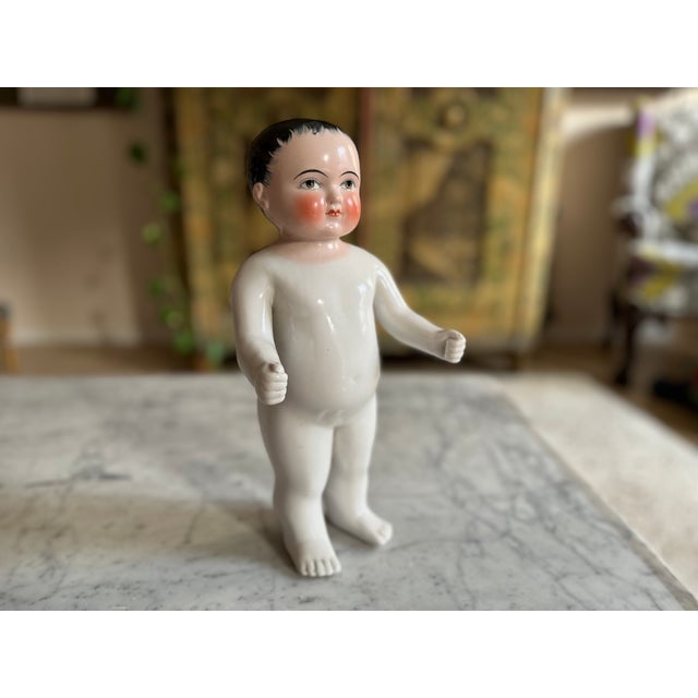 Biedermeier Porcelain Bathing Doll, Germany, 1820s For Sale - Image 15 of 15