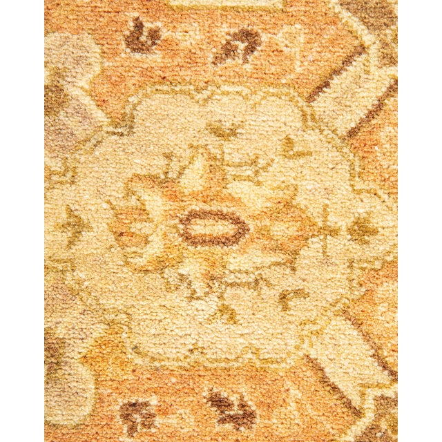 Traditional Mogul, One-of-a-Kind Hand-Knotted Area Rug - Light Gray, 6' 2" x 9' 4" For Sale - Image 3 of 8