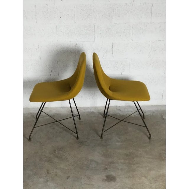 Light Yellow Set of Aster Chairs by Augusto Bozzi for Saporiti, 1960s For Sale - Image 8 of 12