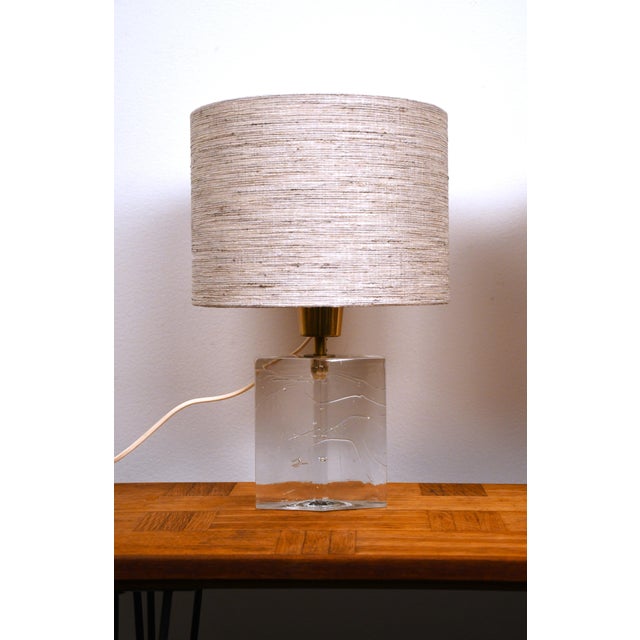 Metal Vintage Finnish Art Glass Table Lamps by Timo Sarpaneva for Iittala, 1960s, Set of 2 For Sale - Image 7 of 11