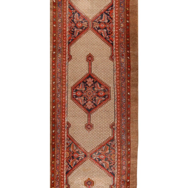 Traditional Vintage Oriental Runner Rug 3ft 6in X 16ft 2in For Sale - Image 3 of 8