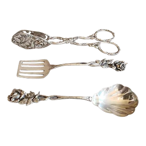 1940s European Silver Petite Serving Pieces