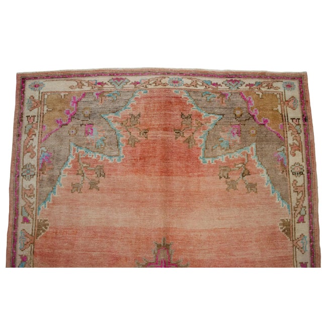 Vintage Hand Knotted Turkish Large Area Rug For Sale - Image 10 of 18