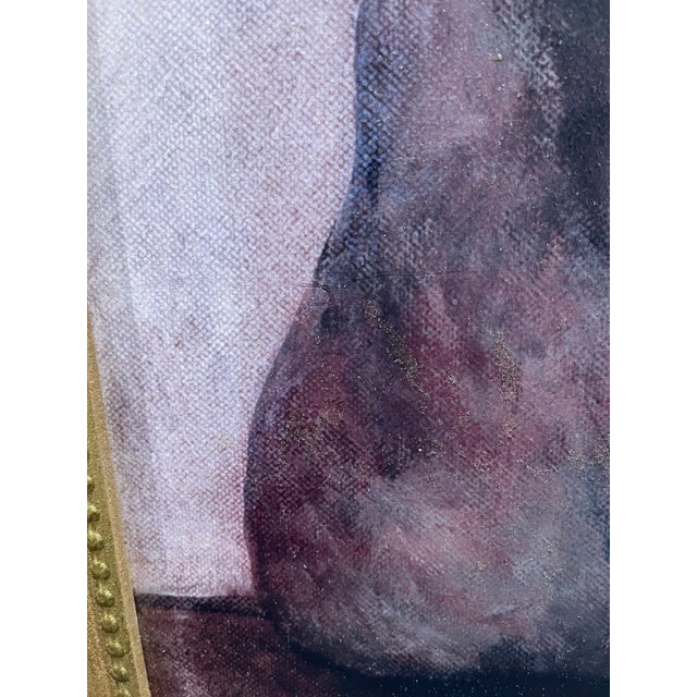 Late 20th Century Reproduction Print of a Still-Life Painting of a Pear, Framed For Sale In San Diego - Image 6 of 10