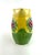 1950s Vintage Japanese Majolica Style Strawberry Pitcher With Basketweave Base For Sale - Image 5 of 12