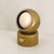 Vintage Space Age Table Lamp in Olive Green Ceramic, Italy, 1970s For Sale - Image 3 of 12