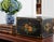 English Tole Painted Black Lacquer Silverware Flatware Chest For Sale - Image 3 of 12