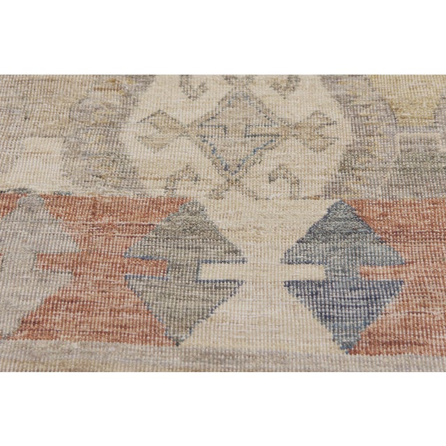 Early 21st Century Contemporary Indian Oushak Rug, 11'07 X 14'09 For Sale - Image 5 of 10
