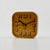 Vintage Space Age wall clock by CEA, dating stylistically to the 1970s. The compact rounded-square case is made from amber...