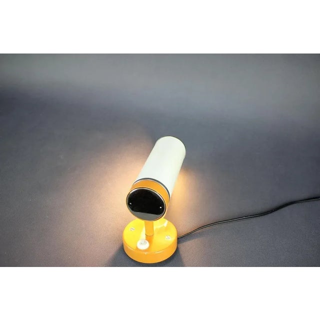 Orange Mid-Century Modern Wall Light from Napako, Czechoslovakia, 1970s For Sale - Image 8 of 10