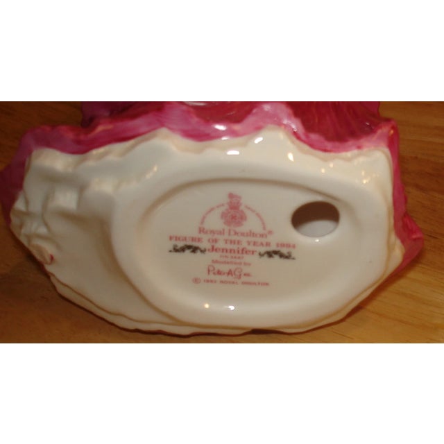 1990s Vintage MCM Royal Doulton Jennifer Figurine For Sale - Image 5 of 5