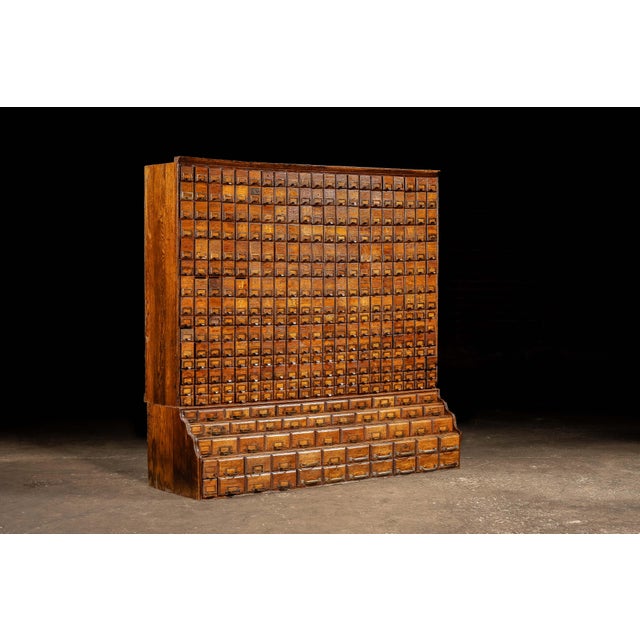 Early 20th Century Early 20th Century Massive Antique 370-Drawer Industrial Hardware Cabinet For Sale - Image 5 of 13