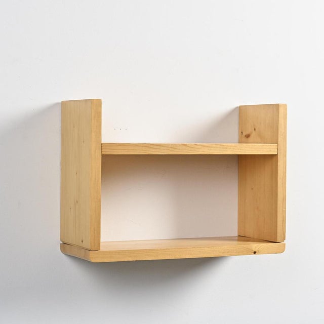 Pine Shelf from Les Arcs, France, 1975 For Sale - Image 6 of 10