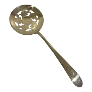 Vintage Wm Rogers Silverplate Pierced Tomato Server Spoon