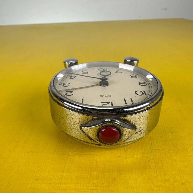 Vintage Swiss Sveglia Clock from Oris For Sale - Image 6 of 10