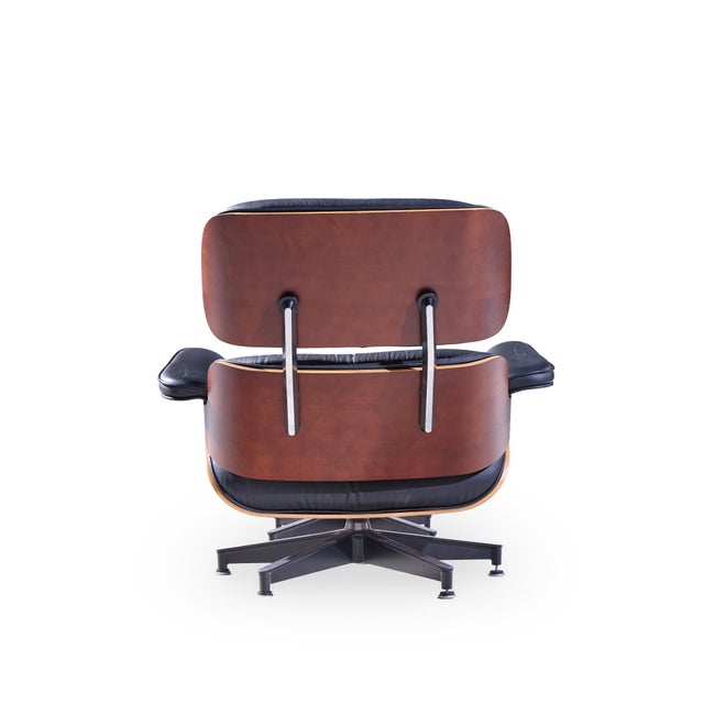 Charles and Ray Eames for Herman Miller Mid Century Eames Chair and Ottoman For Sale In Chicago - Image 6 of 11