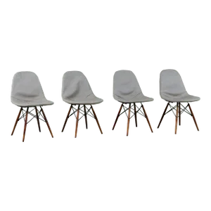 Set of Four Charles and Ray Eames Dkw-1 Chairs for Herman Miller