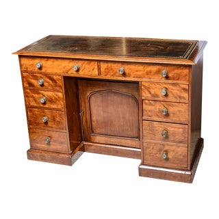 Antique English Mahogany Desk/Server For Sale