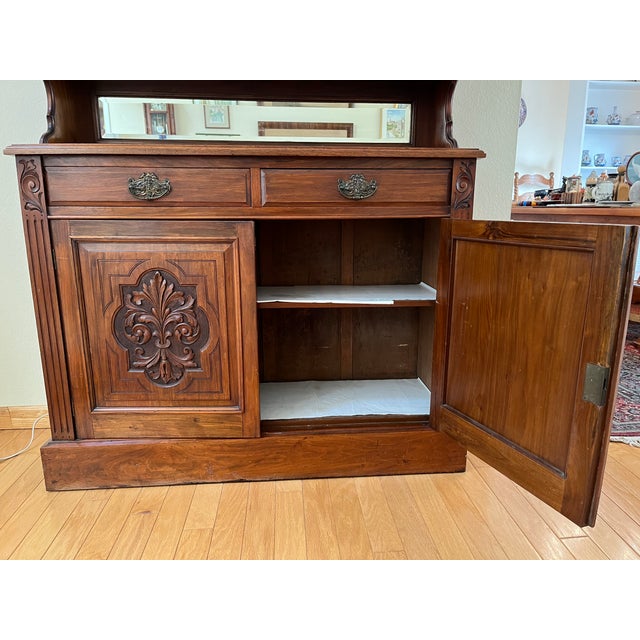 Late 19th Century Victorian Display Cabinet/Bookcase/Breakfront For Sale - Image 10 of 13
