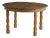 Mid-Century Modern Danish Round Extendable Oak Dining Table, 1960s For Sale