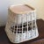 Mid-20th Century Wicker Wall Shelf & Matching Wastebasket For Sale - Image 10 of 12