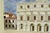 Vintage Fornasetti Milano Italy Italian Large Tole Metal Tray Piazza Della Scala For Sale - Image 10 of 18