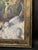 Textile 1950s Mid-Century Modern Rustic Deer Woodland Oil Painting With Heavy Impasto – Signed & Framed For Sale - Image 7 of 12