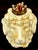 Traditional Rare German Porcelain Ram Head Matchstrike, Attributed to Schafer & Vater For Sale - Image 3 of 9