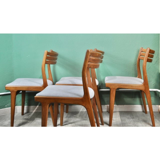 Danish Model U20 Chairs by Johannes Andersen for Uldum, 1960s, Set of 4 For Sale - Image 10 of 12