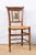 French Provincial Pair of Antique Rush Seat Chairs For Sale - Image 3 of 12