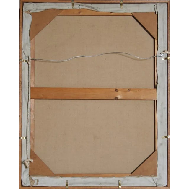 Artist: Stanley Sobossek, American (1918 - 1996) Title: City Street Year: circa 1965 Medium: Oil on Canvas, Signed Size:...