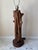 Mid 20th Century Coastal Driftwood Cypress Wood Table Lamp For Sale - Image 4 of 11
