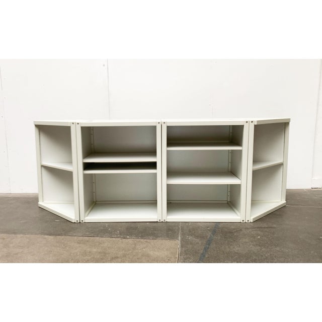 Postmodern Profilsystem Cabinets and Shelf by Elmar Flötotto for Flötotto, Germany, 1980s, Set of 5 For Sale - Image 11 of 18