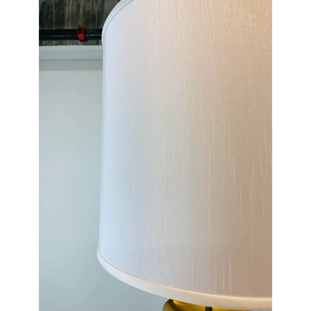 Metal Global Views Modern Brass Finished Grecco Table Lamp For Sale - Image 7 of 8