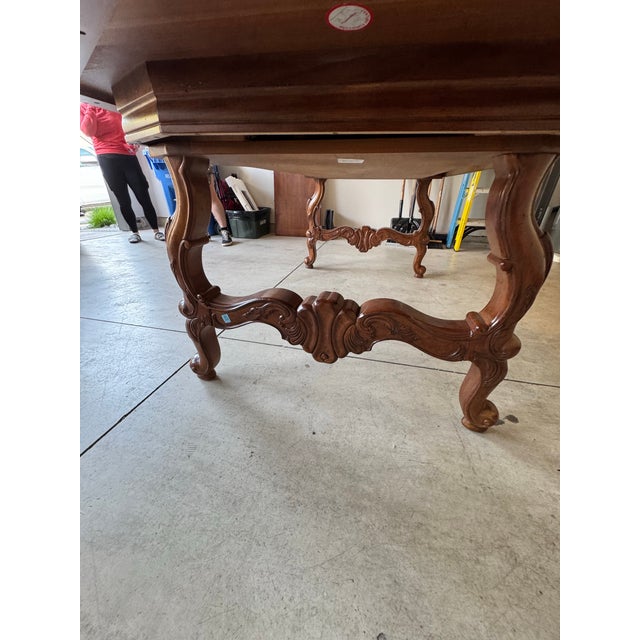 Wood Century Furniture Couer De France Cherrywood Provincial Dining Table & 6 Chairs For Sale - Image 7 of 12