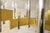 Italian Brass and Glass 8-Arm Chandelier by Gaetano Sciolari, 1970s For Sale - Image 6 of 12