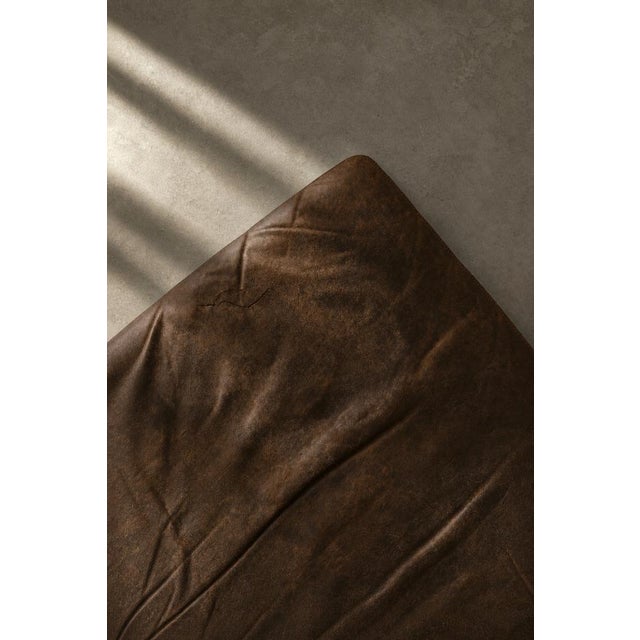 Vintage Scandinavian Two-Seater Sofa in Brown Leather by Arne Vodder for Fritz Hansen, 1960s For Sale - Image 9 of 18