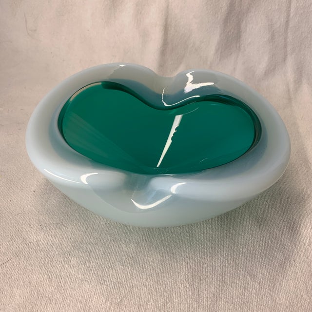 Bring a vibrant splash of authentic Italian modernist design into your home with this stunning vintage Murano art glass...