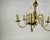 Mid-Century Modern Vintage Belgian Brass Chandelier with Six-Arm Lighting, 1960s For Sale - Image 3 of 8