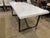 2020s Restoration Hardware Marble Top "Tarano" Dining Table For Sale - Image 5 of 6