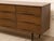 Wood Vintage Mid-Century Modern Walnut Nine-Drawer Dresser For Sale - Image 7 of 12