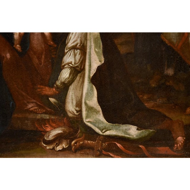 Giovanni Stradano, Adoration of the Magi, 1500s-1600s, Oil on Canvas For Sale - Image 13 of 16